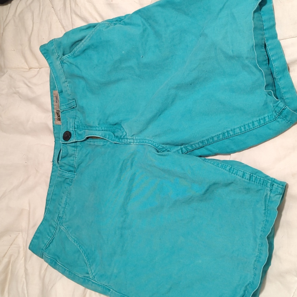 Teal shorts